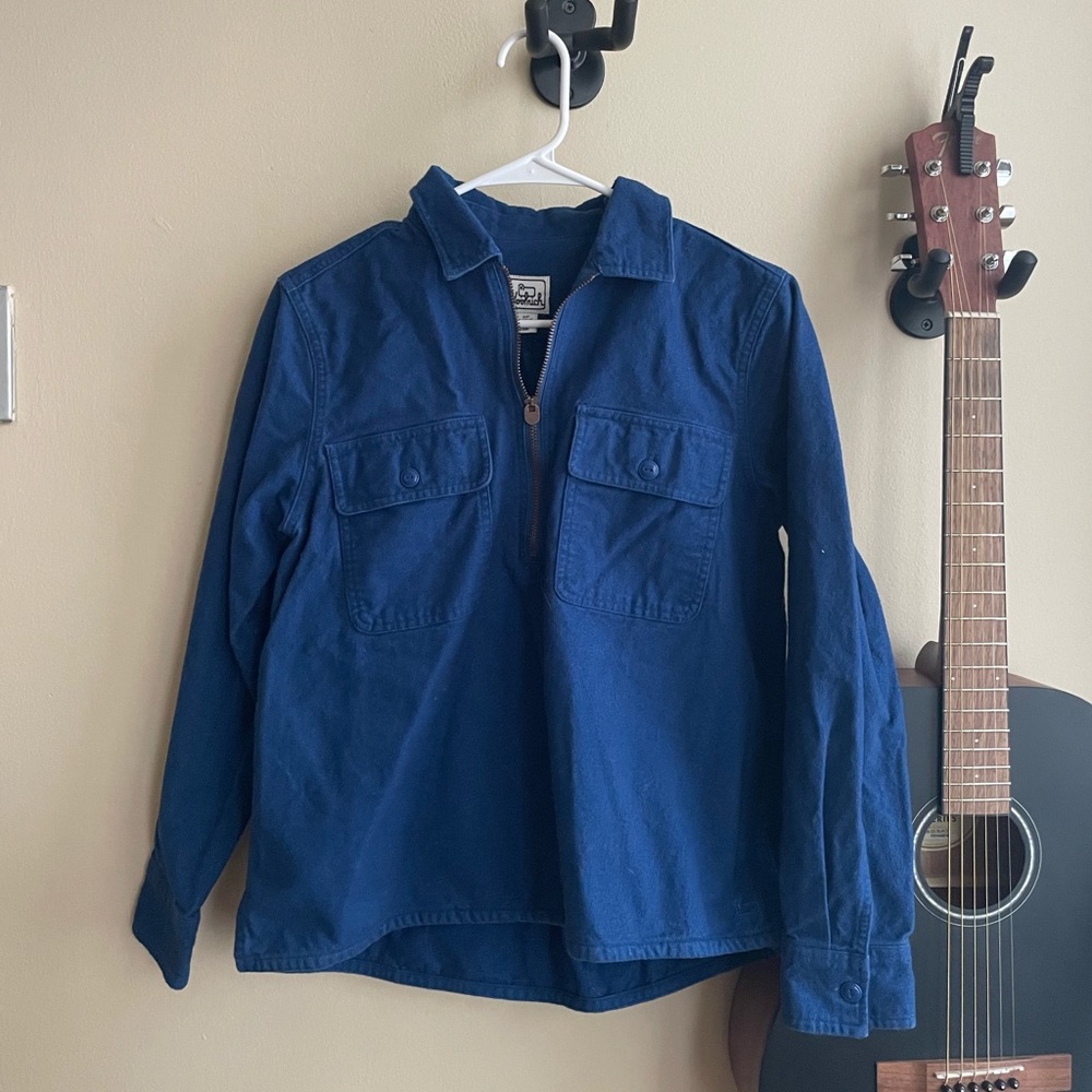 Woolrich quarter zip top size small